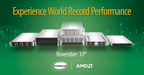 On November 10 Supermicro will announce new computers with new AMD processors