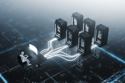 Conceptual image representing single-root i/o virtualization