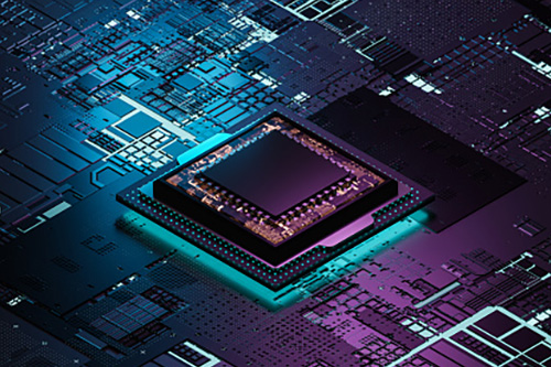 Conceptual image representing complementary processors, such as GPUs and FPGAs. 